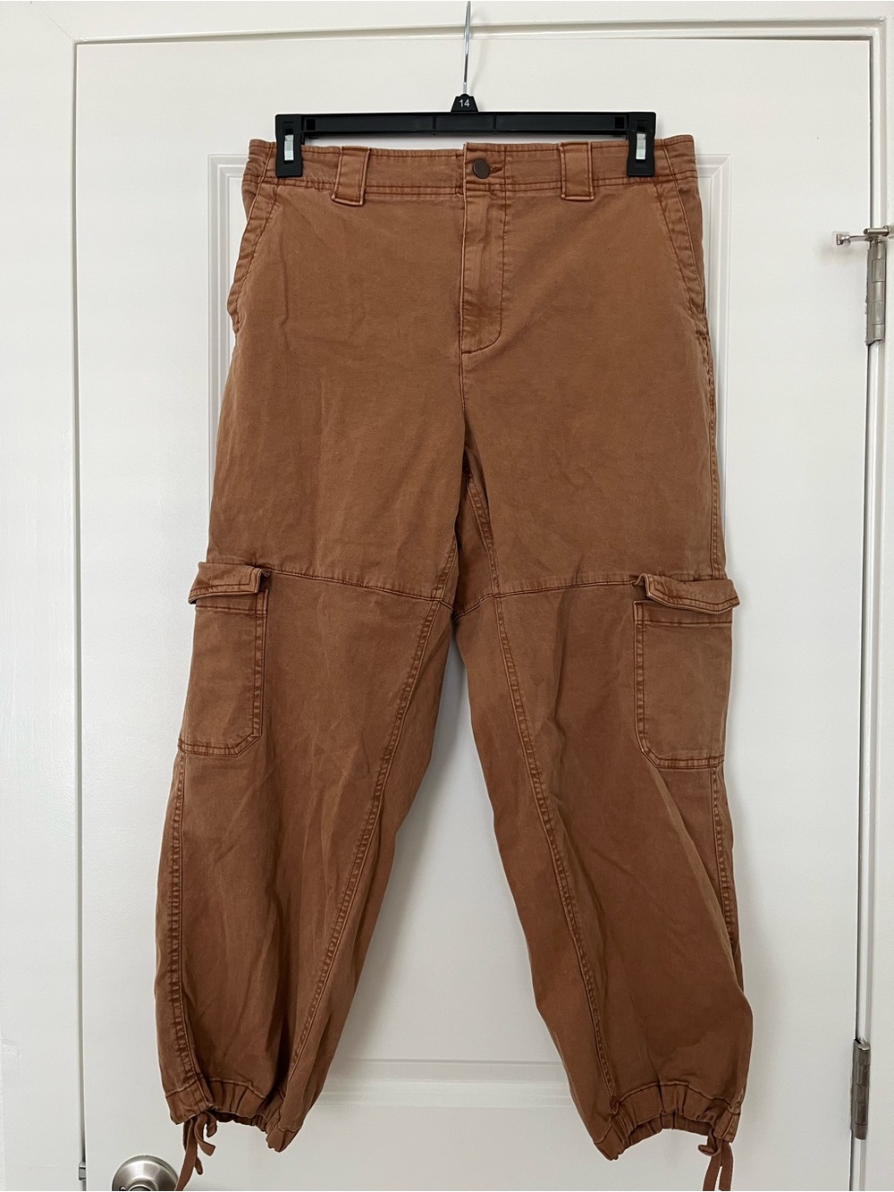 Old Navy Rust Brown Balloon Cargo Ankle Pants